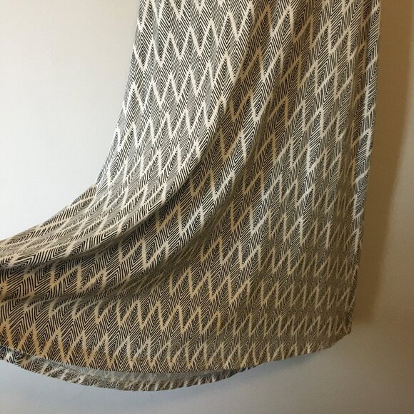 H&M Zigzag Cotton Modal Halter Neck Summer Dress - Picture 5 of 16